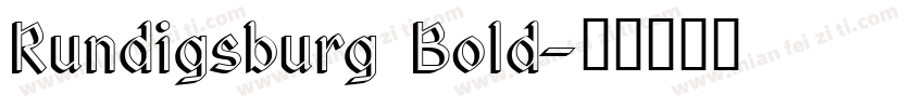 Rundigsburg Bold字体转换